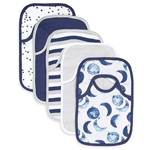 Burt's Bees Baby Unisex Baby Bibs, Lap Shoulder Drool Cloths