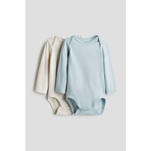 2-PACK SUPER SOFT COTTON ENVELOPE NECK BODYSUITS