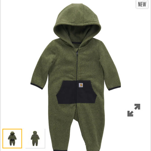 Boys' Long-Sleeve Zip-Front Coverall (Infant)