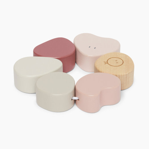 MORI Wooden Grasping Toy - Blush Mix