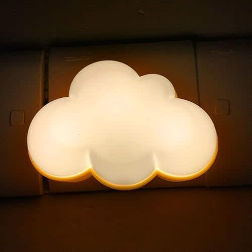 Baby Night with Light Sensor Plug in Intelligent Soft LED Wall Nursery Lamp LED Cloud Nightlight for Kids for Children’s Bedroom Hallway for Baby Nursery Child Room
