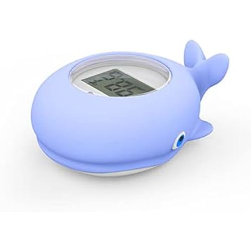 Baby Bath Thermometer Floating Bath Toy, Bathtub Thermometer WaterTemperature Warning Baby Bath Safety(Whale)