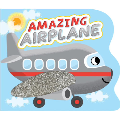Little Hippo Books Amazing Airplane - Touch and Feel Board Book - Sensory Board Book