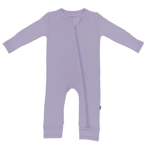 KYTE BABY Unisex Rayon Made From Bamboo Zippered Rompers 0-24 Months