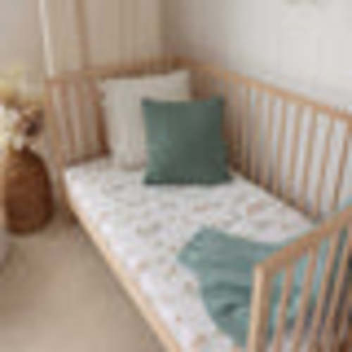 Duck Pond Organic Fitted Cot Sheet | Snuggle Hunny