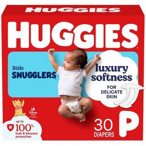 Huggies Little Snugglers Gentle Protection Diapers - Preemie - 30ct