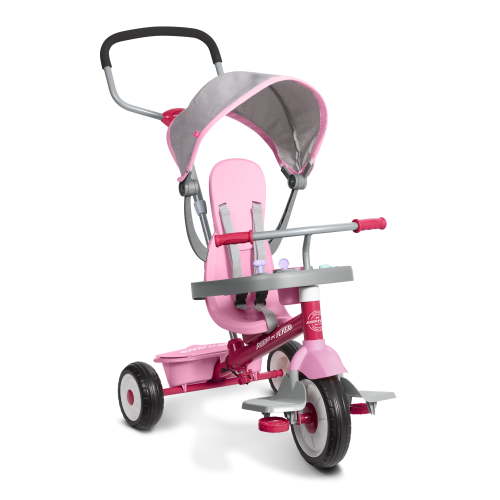 Radio Flyer 4-in-1 Activity Stroll 'N Trike with Interactive Tray, Kids 1 to 5 Years