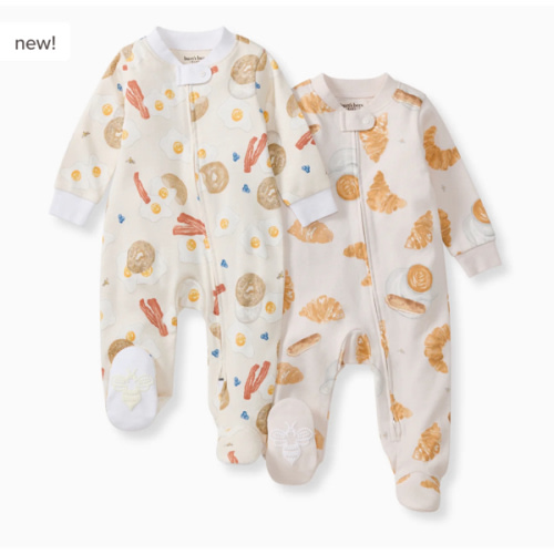 Eggs & Coffee Organic Sleep & Play 2 Pack – Burt's Bees Baby