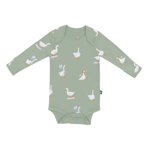Long Sleeve Bodysuit in Silly Goose 3-6