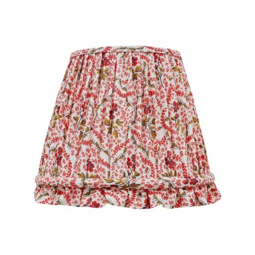 Rosalie Vine frill lampshade, pink