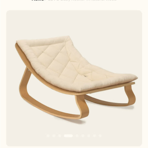 LEVO Baby Rocker in natural wood – Charlie Crane Paris