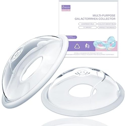 Breast Shells for Sore Nipple and Breast Feeding, Nursing Cup（2 Packs）,Milk Saver, No More Wasted Milk or Wasteful Breast Pads, PBA Free.
