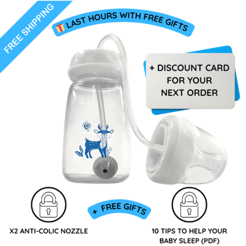 Hands-Free Baby Bottle mom’s survival pack 7 bottles