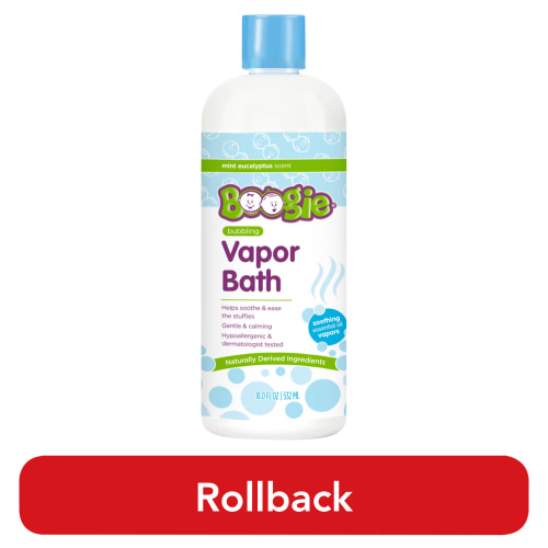 Boogie® Bubbling Vapor Bath, Soothing Mint Eucalyptus, 18 fl oz