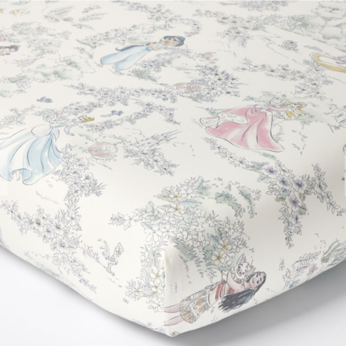 Disney Princess Heritage Organic Crib Fitted Sheet | Pottery Barn Kids