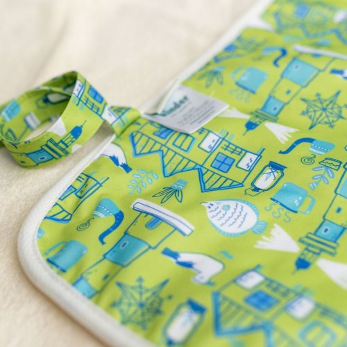 Basics Ultra-Soft Bamboo Machine Washable Diaper Change Mat