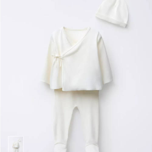NEWBORN SET AND POUCH - Beige-pink | ZARA United States