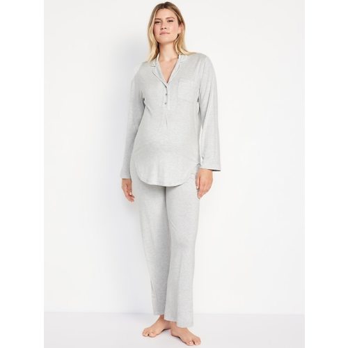 Maternity Knit Pajama Set