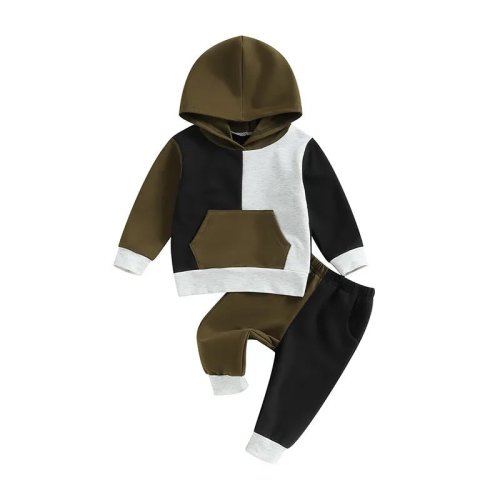 Tri-Tone Hooded Sweatsuit