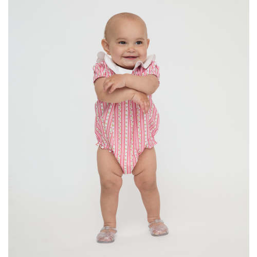 The Baby Nova Bubble - White/Green Arcadia Border - Hill House Home