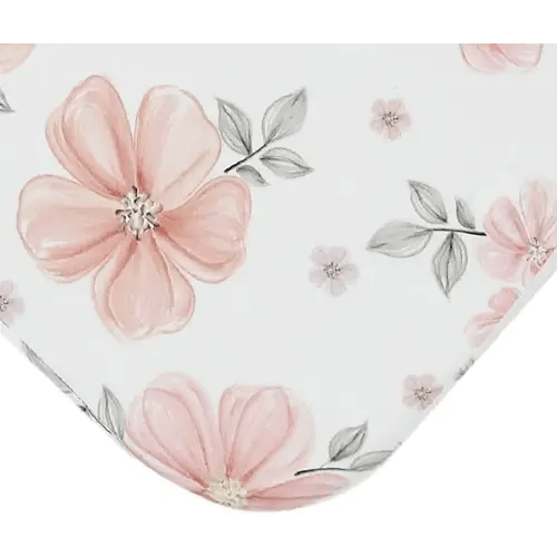 Mika Micky Fitted Sheet for Bedside Crib (Flora)