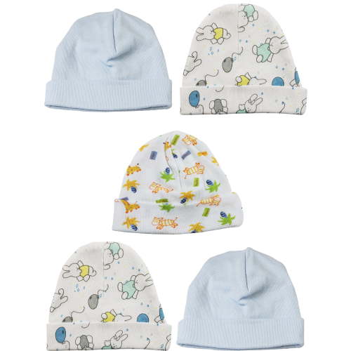 Bambini Boys Baby Caps (Pack of 5)