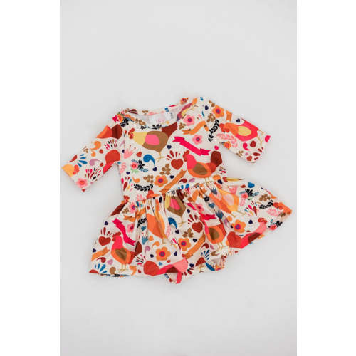 Little Red Hen Twirl Bodysuit