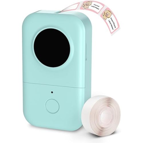 Phomemo D30 Label Maker Machine, Portable Bluetooth Mini Label Printer, Smart Phone Handheld Thermal Sticker Small Labeler Multiple Templates Font Icon Inkless for Home Office