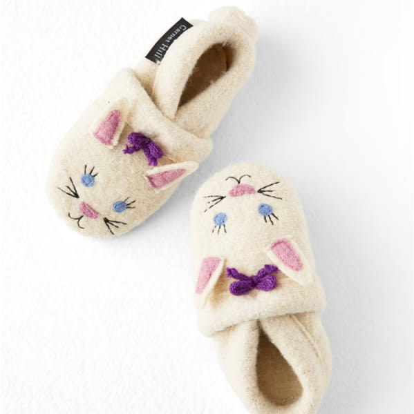 Baby Boiled Wool Slippers