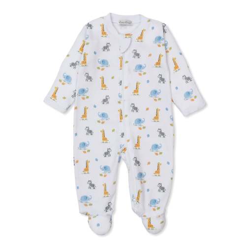 Safari Bunch Zip Footie (0-3 mo)