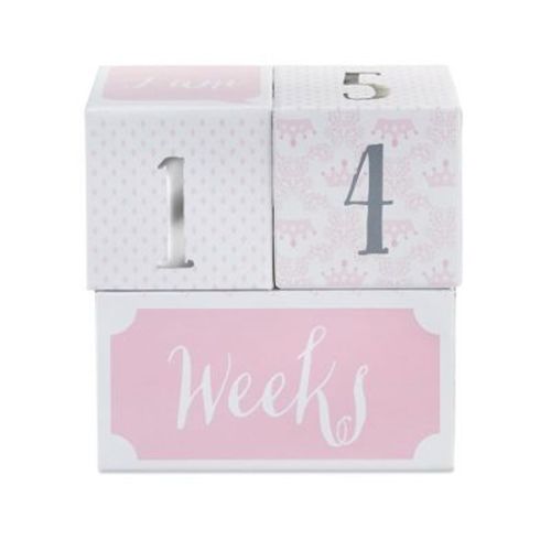Baby Aspen My First Milestone Princess Baby Age Blocks | BA22006PK