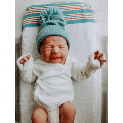 Baby's First Hat®, Sky Blue Pom