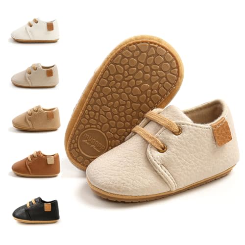 Meckior Baby Booties Newborn Infant Unisex Baby Girls Boys Velvet Rubber Anit-Slip Sole Shoes Toddler Fleece Cozy Winter Warm Prewalker Boots
