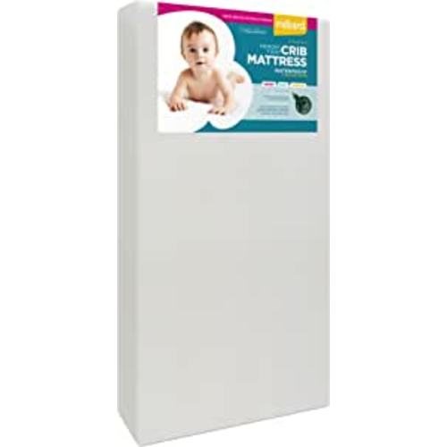 Milliard Premium Memory Foam Hypoallergenic Infant Crib Mattress and Toddler Bed Mattress with Waterproof Cover, Flip Dual Stage System, Updated Cover 2021-27.5 inches x 52 inches x 5.5 inches : Baby