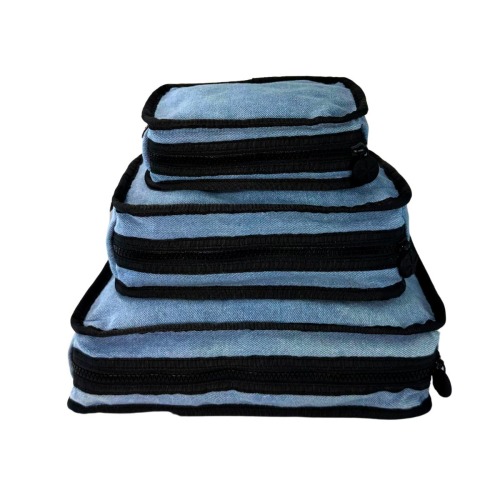 Stacking Pouch Set | Denim