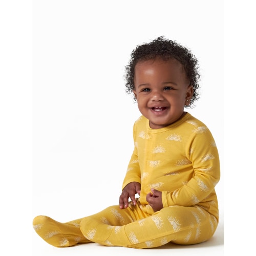 Modern Moments by Gerber Super Soft Baby Unisex Sleep 'n Play Footed Pajamas, Sizes Preemie-6/9M