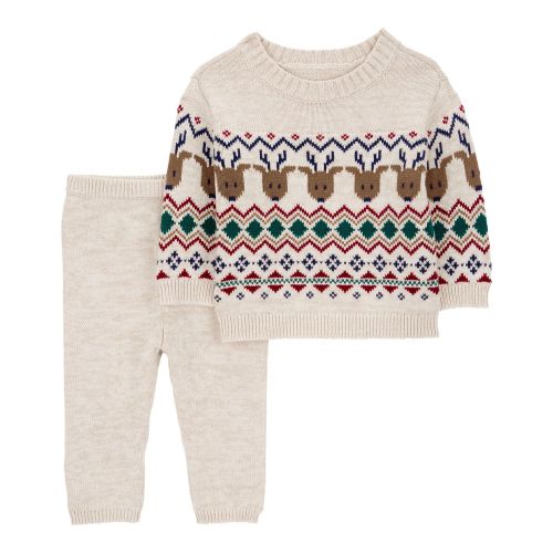 Baby 2-Piece Fair Isle Sweater & Pant Set - Carter's | Carter's