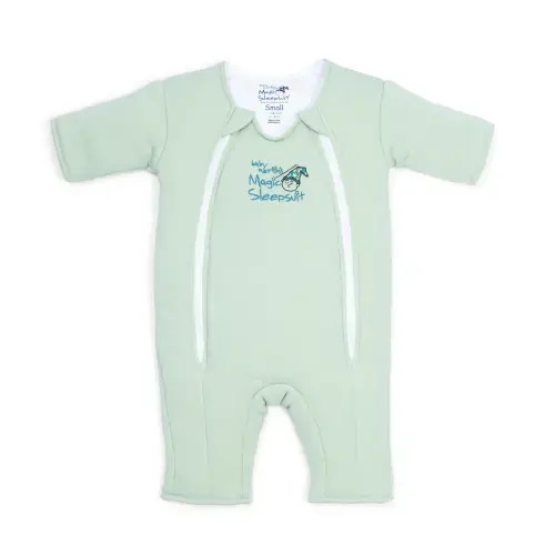 Blue Baby Merlin’s Magic Sleepsuit – 100% Cotton for Better Baby Sleep - Size Small