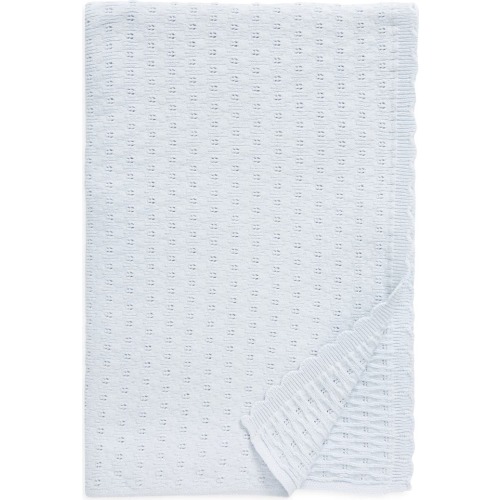 Nordstrom Pointelle Blanket, Blue Feather