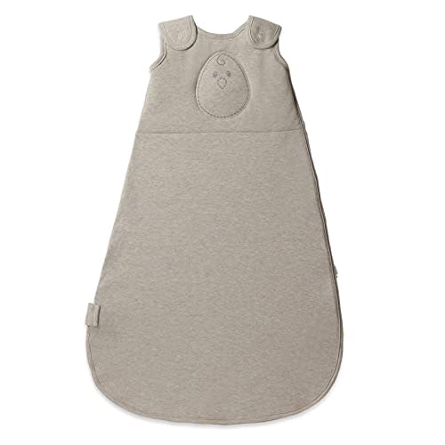 Nested Bean Zen Sack - Gently Weighted Sleep Sacks | Baby: 0-24 Months | Cotton 100% | Help Newborn/Infant Swaddle Transition | 2-Way Zipper | Machine Washable (Sand, 0-6 Months)
