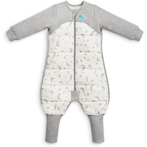 Love to Dream Warm Toddler Sleep Suit (3T), Super Soft Temp Regulating Sleeping Sack, 2.5TOG Warm Wearable Blanket, White