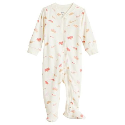 Newborn Baby Nike Patterned Footed Coverall