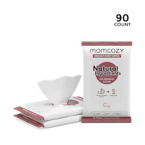 Momcozy Momcozy Natural Breast Pump Wipes (3 Pack) - White, 30