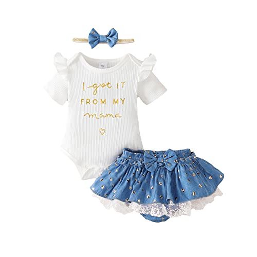 Mioglrie Newborn Infant Baby Girl Clothes Romper Shorts Set Floral Summer Outfits Cute Baby Clothes Girl