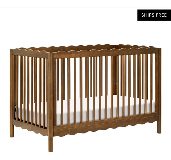Swell 4-in-1 Convertible Crib with Toddler Bed Conversion Kit