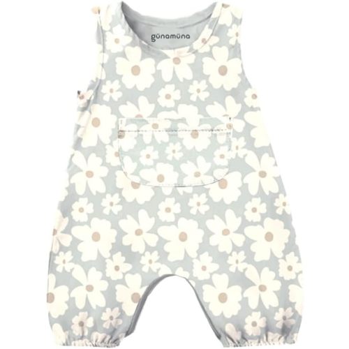 GUNAMUNA Unisex Pocket Romper, Toddler Ultra-Soft Fleece Daytime Bubble Jumpsuit w Diaper Zipper for Easy Changing