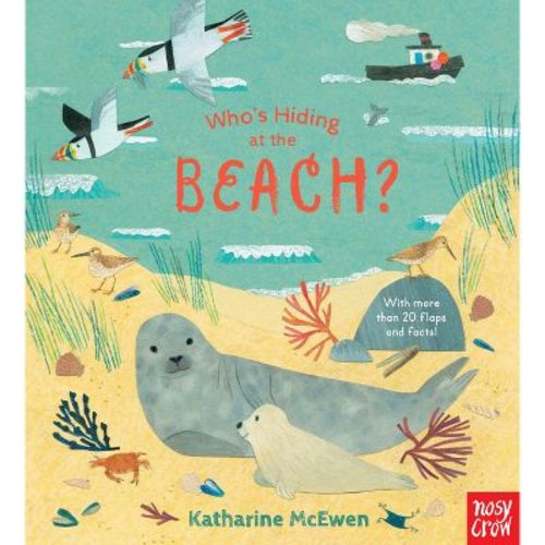 Who's Hiding At The Beach? - (board Book)