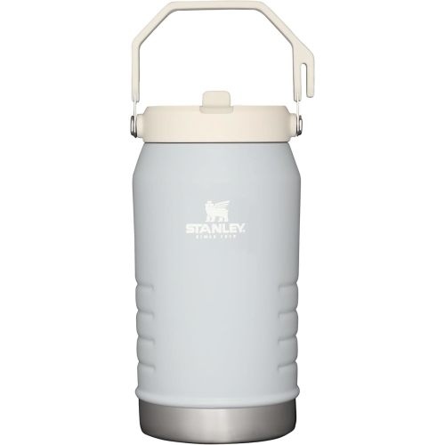 Stanley IceFlow Flip Straw Jug with Handle 64 oz| Twist On Lid and Flip Up Straw | Leak Resistant for Travel and Sports | Insulated Stainless Steel | BPA-Free |Cloud