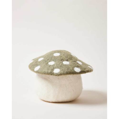 Artisan Felted Mushroom Doorstop