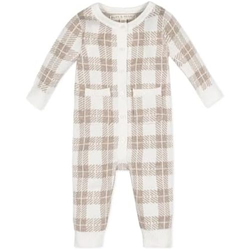 Hope & Henry Layette Baby Cable Knit Sweater Romper